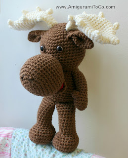 Large Crochet Moose Free Pattern ~ Amigurumi To Go