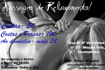 Massagens de Relaxamento!!!