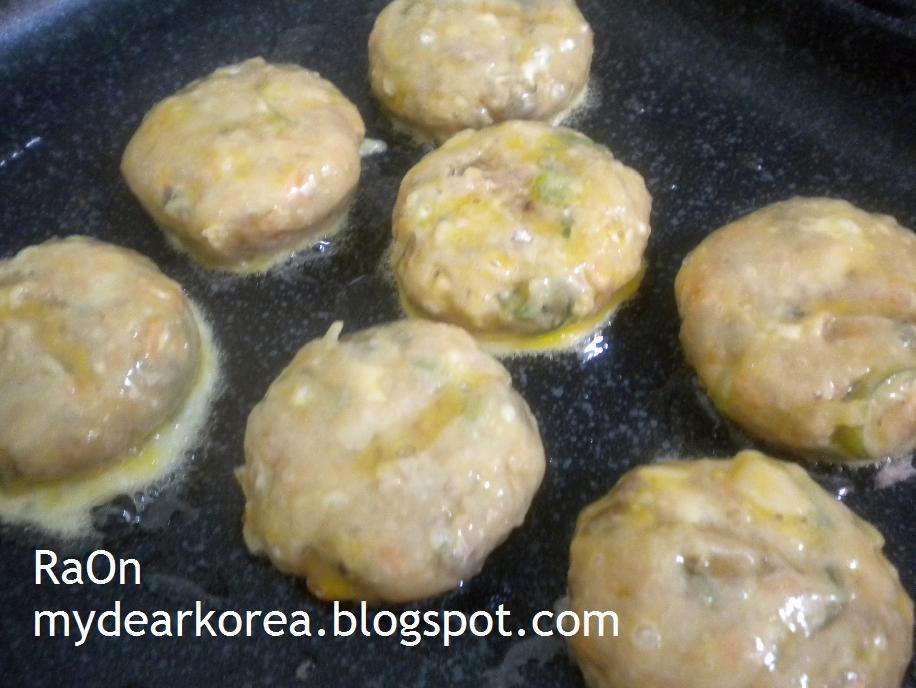 MY DEAR KOREA KOREAN RECIPE Mini Meat Patties and Panfried Pollock