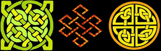 Celtic knots eternal love symbol