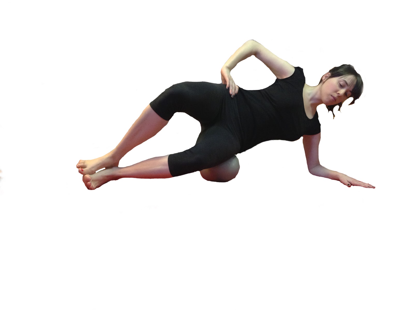 Exercise of the Day Day 300 Clam with Squishy Ball Under Hip