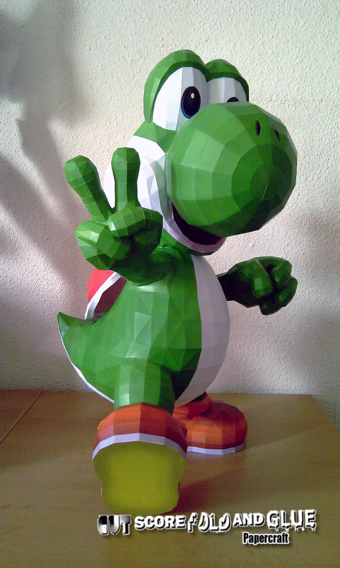 Yoshi Papercraft 3 Papercraft Paradise PaperCrafts Paper Models