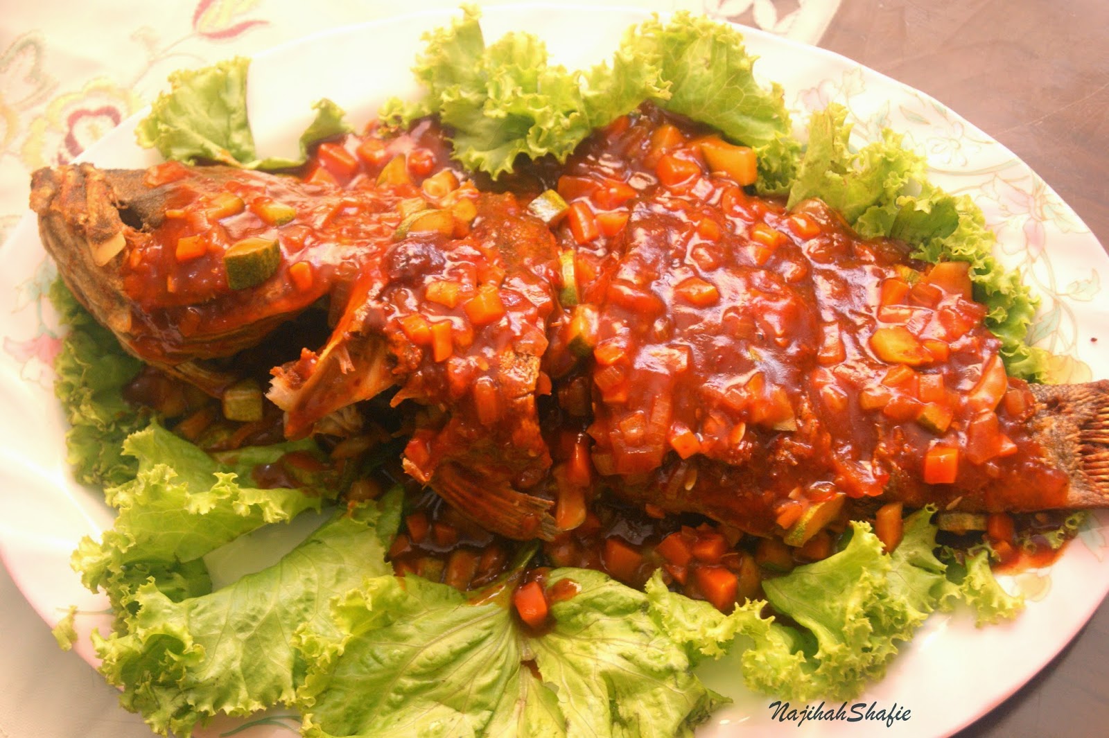 Chocolate and Cheese Ikan Kerapu Masak 3 Rasa