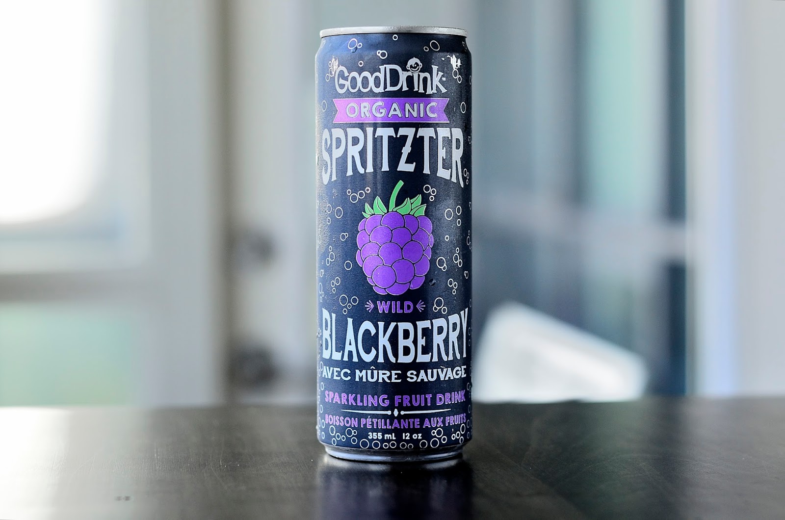 What I Drink At Work GoodDrink Organic Spritzer Wild Blackberry