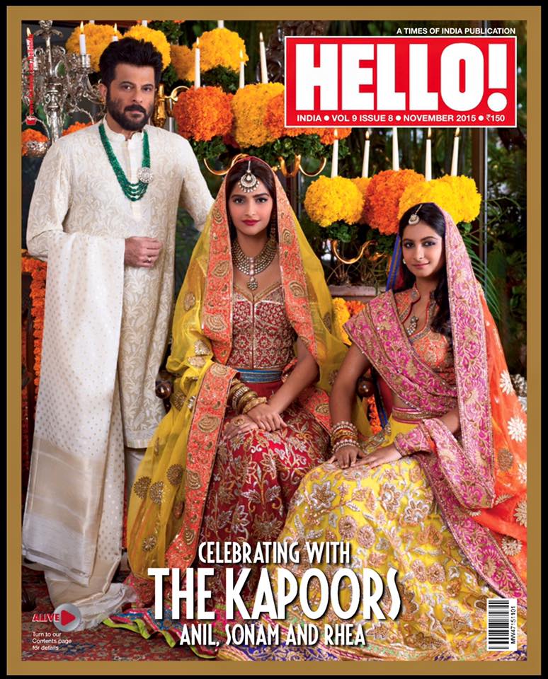 Sonam Kapoor n Anil Kapoor Photoshoot Image HD
