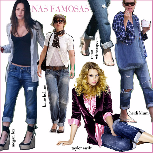 calça flare barra dobrada