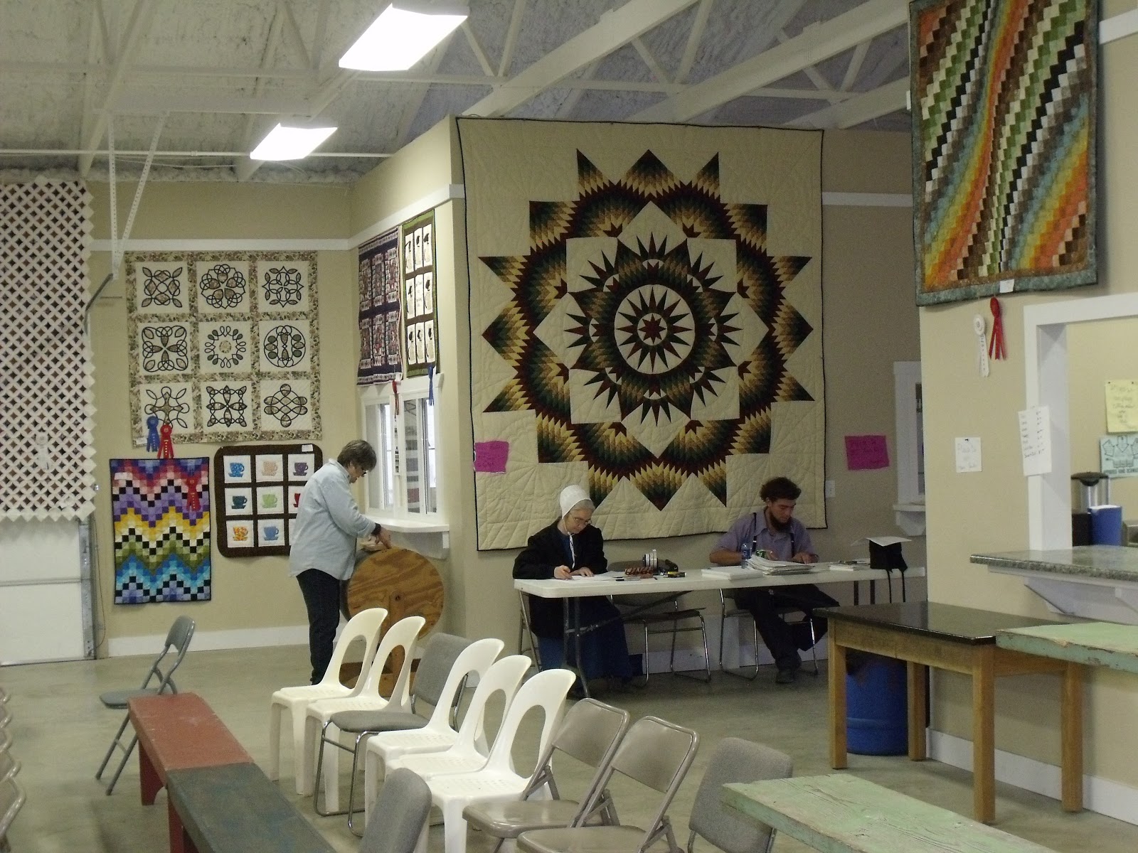 Seriously? 13th Annual Jamesport Amish Quilt Auction