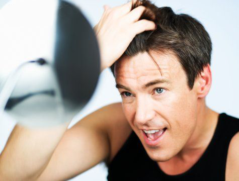 I capelli abbandonano su una dieta