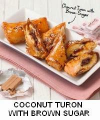 Coconut Turon with Brown Sugar