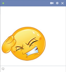 Facebook Smiley With A Headache