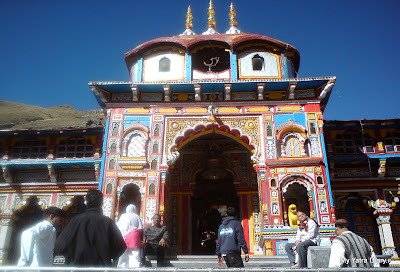 Badrinath temple, one of the divya desams in the Garhwal Himalyas