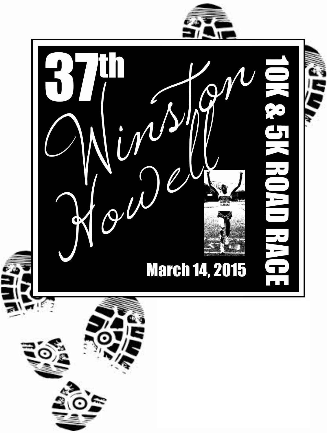 The 37th annual Winston Howell 10K (and 5K) Road Race came to Hartford, Alabama, on Saturday morning, 14 March 2015. 2015 Winston Howell Road Race