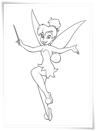 Ausmalbilder Tinkerbell Malvorlagen