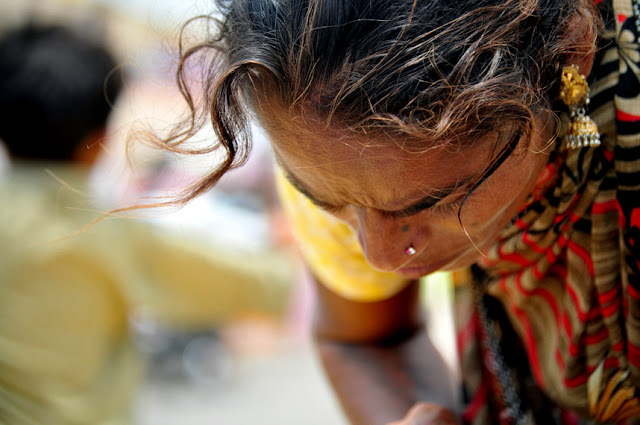 Tarnetar Marriage Fair Gujarat Gujarati Indian India Women portrait faces beautiful colorful