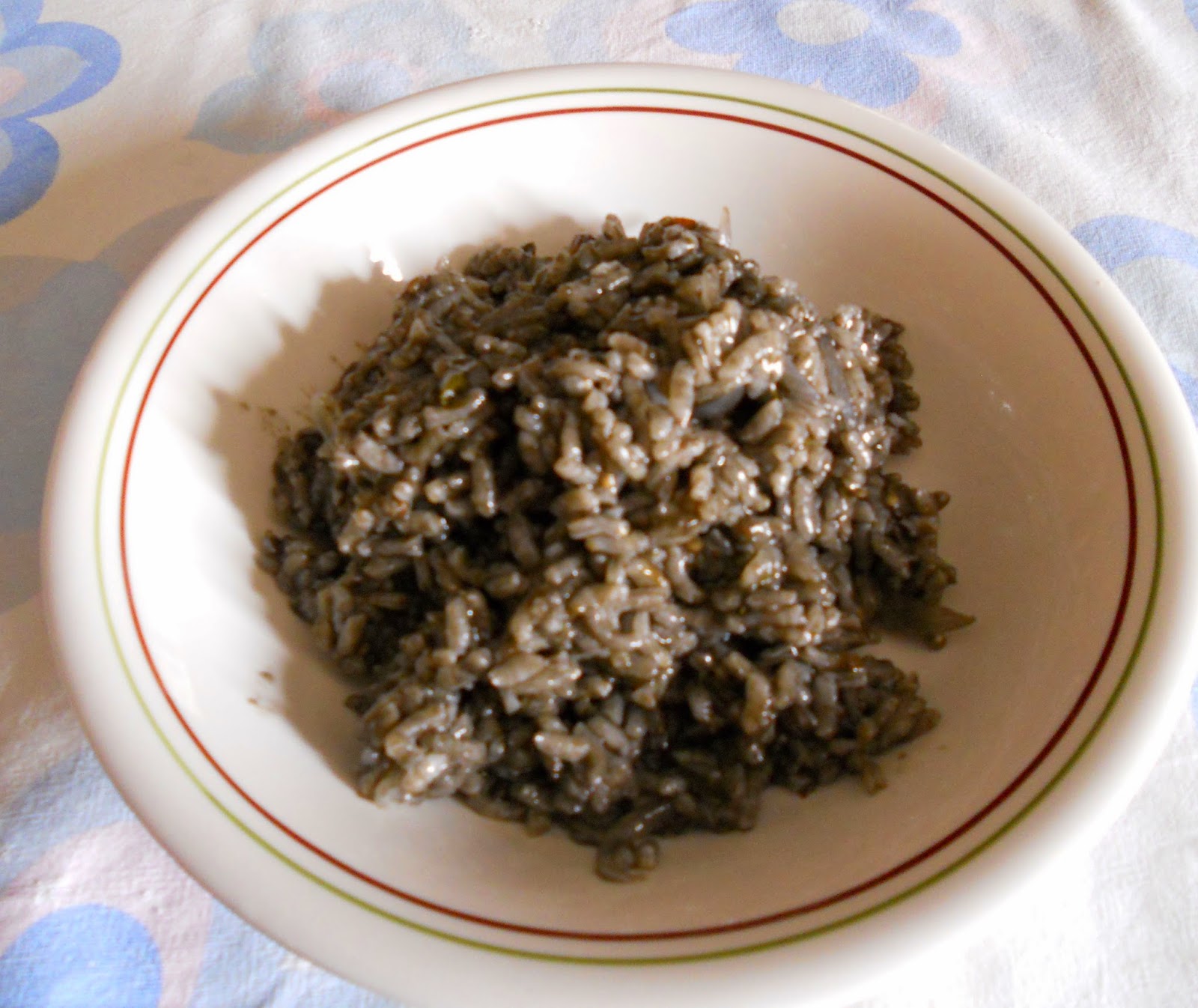 la cucina di Rosaria Riso al nero di seppie