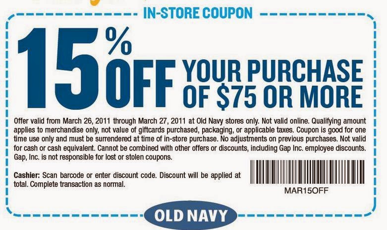 Old Navy Printable Coupons June 2015