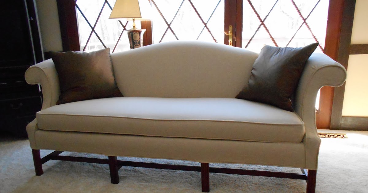 Custom Made Slipcovers Camel Back Sofa
