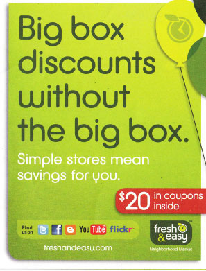 Fresh and easy coupons