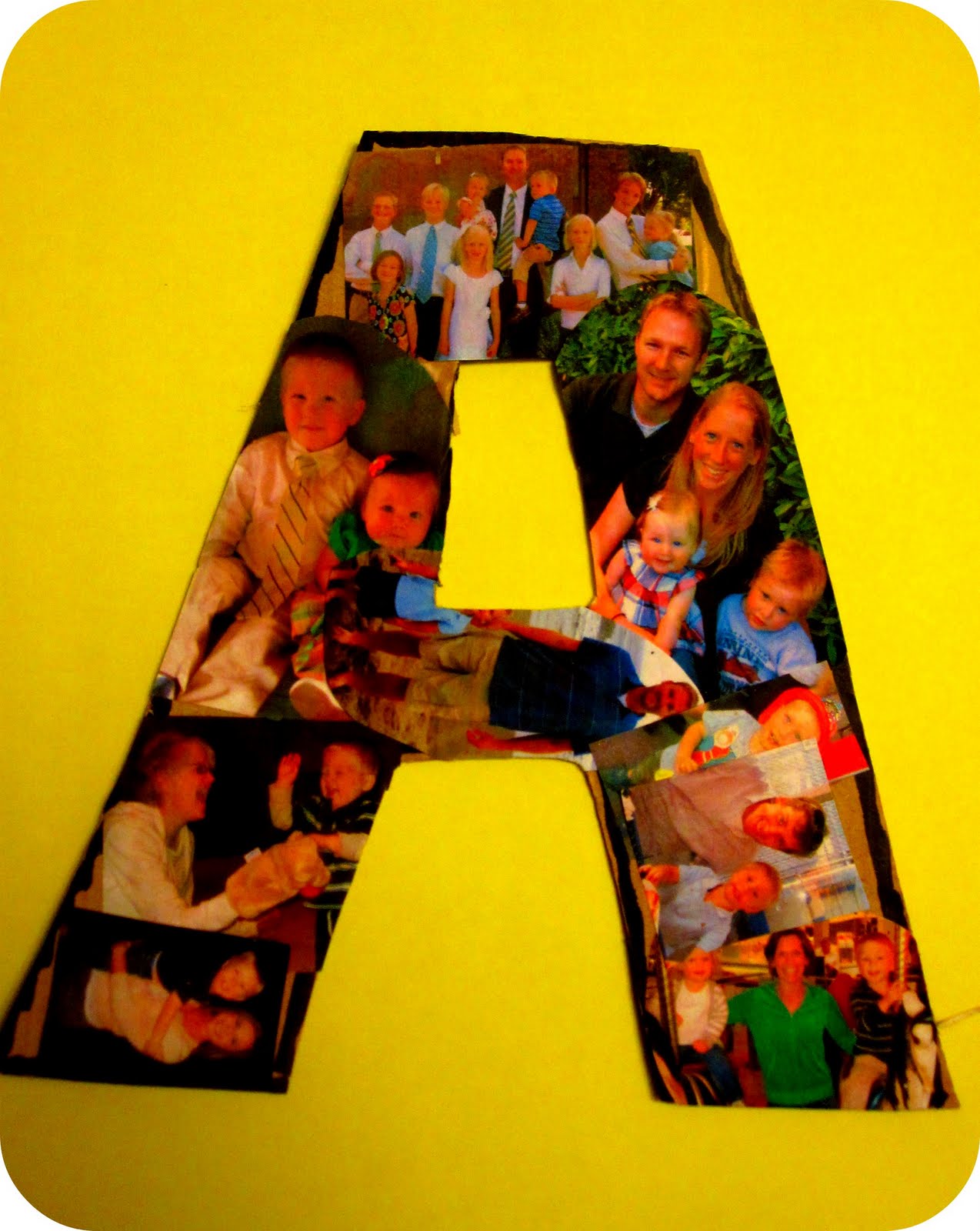Toddler Approved! First Letter in My Name Photo Collage