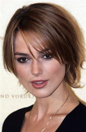 keira knightley short hair bob. From short hair to long,