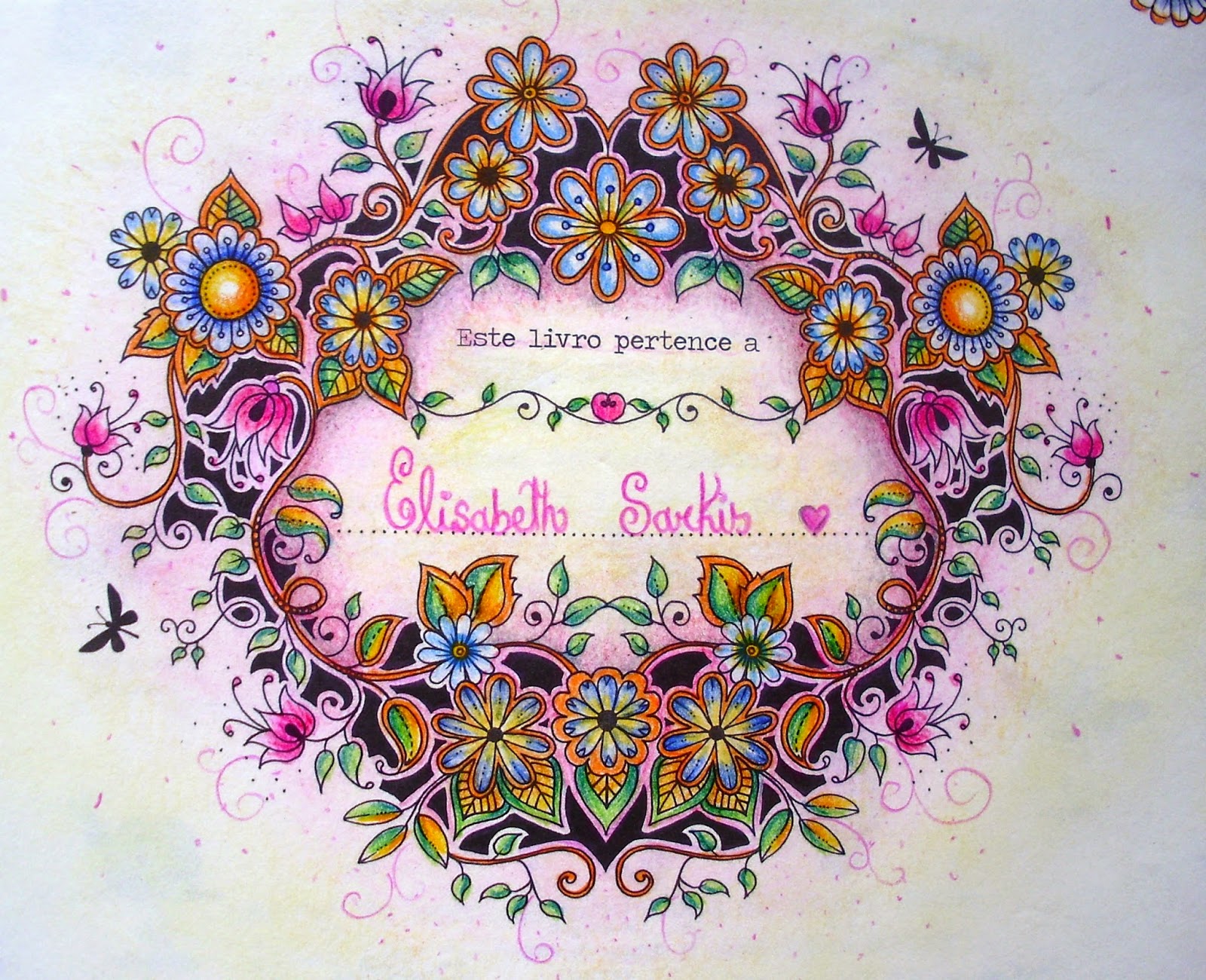 LISCRAPAPER Usando chalk no Livro Jardim Secreto LISCRAPAPER Usando chalk no Livro Jardim Secreto