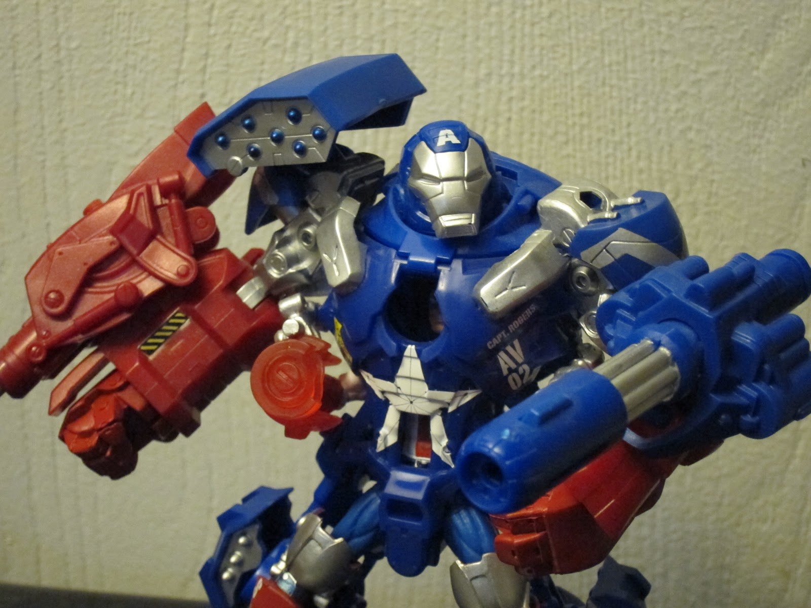 captain america mech armor