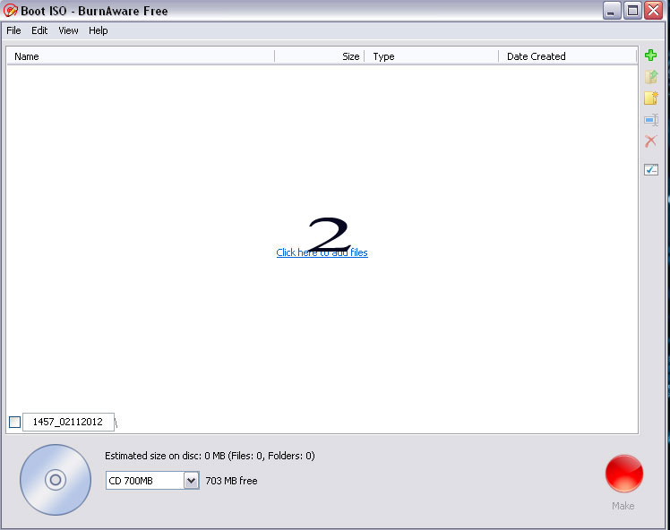 Burnaware make boot iso