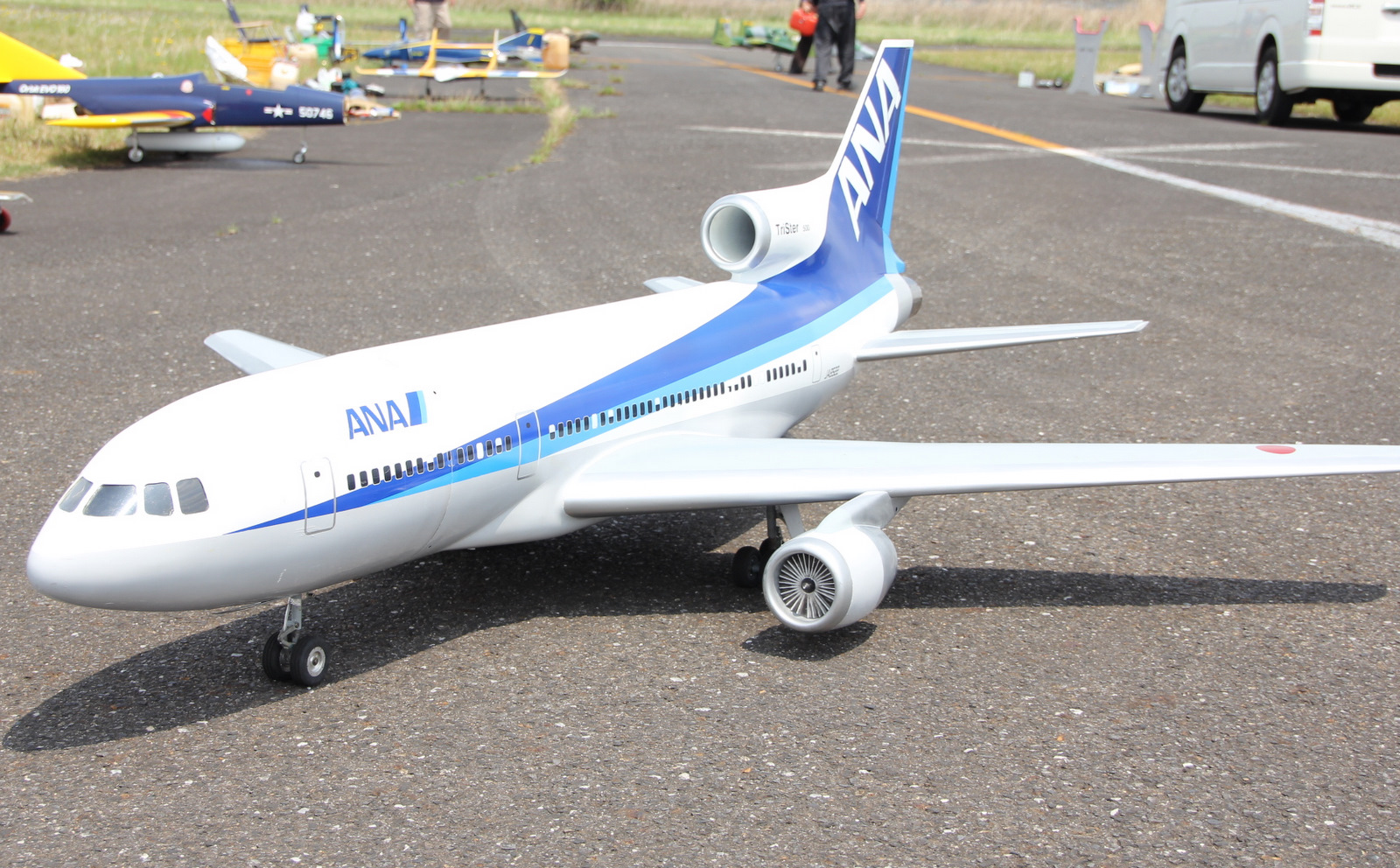 R/C ANAボーイング737旅客機 電動ラジコン飛行機 DF