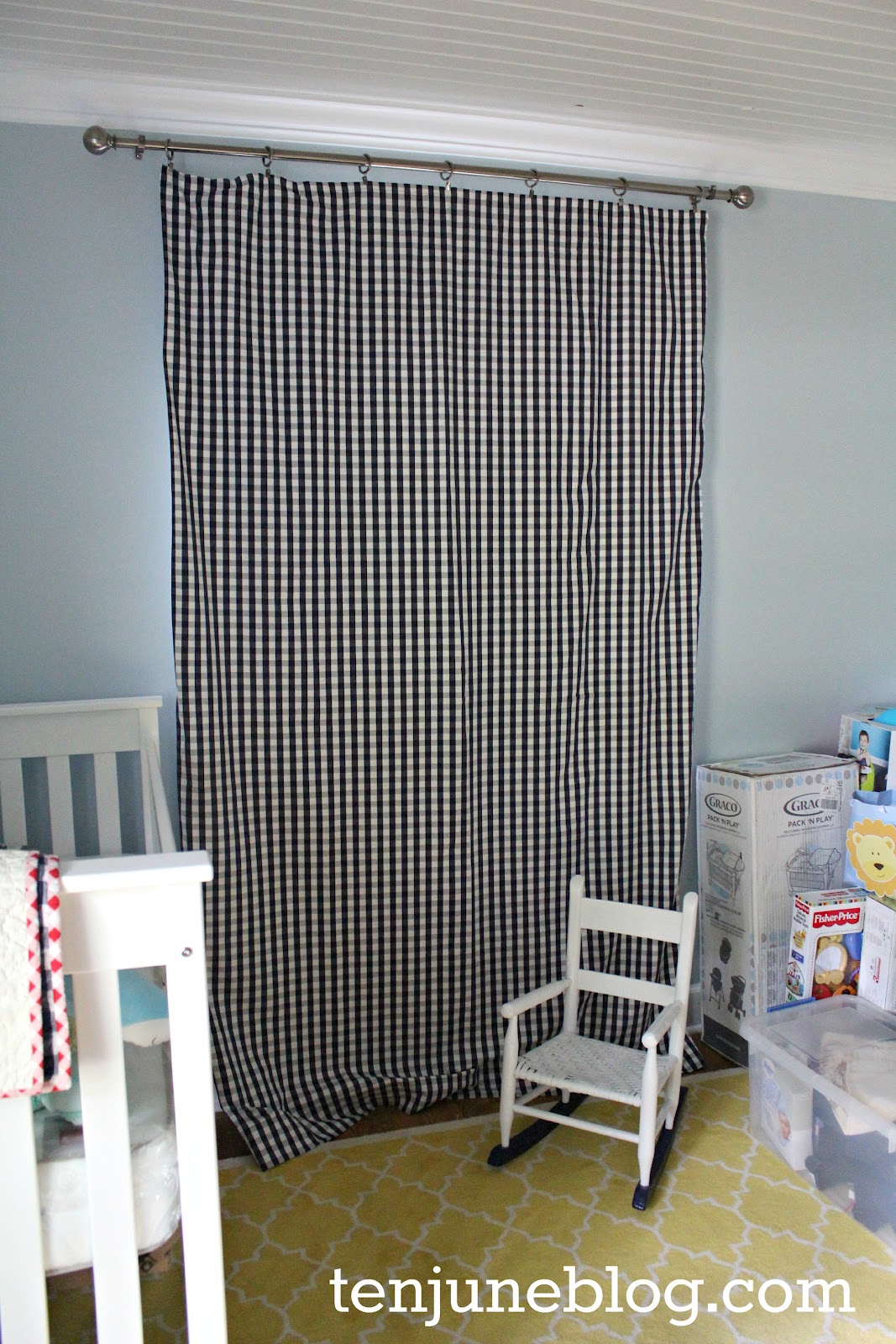 Ten June DIY Blackout Curtain Tutorial {How to Make Awesome Nursery
