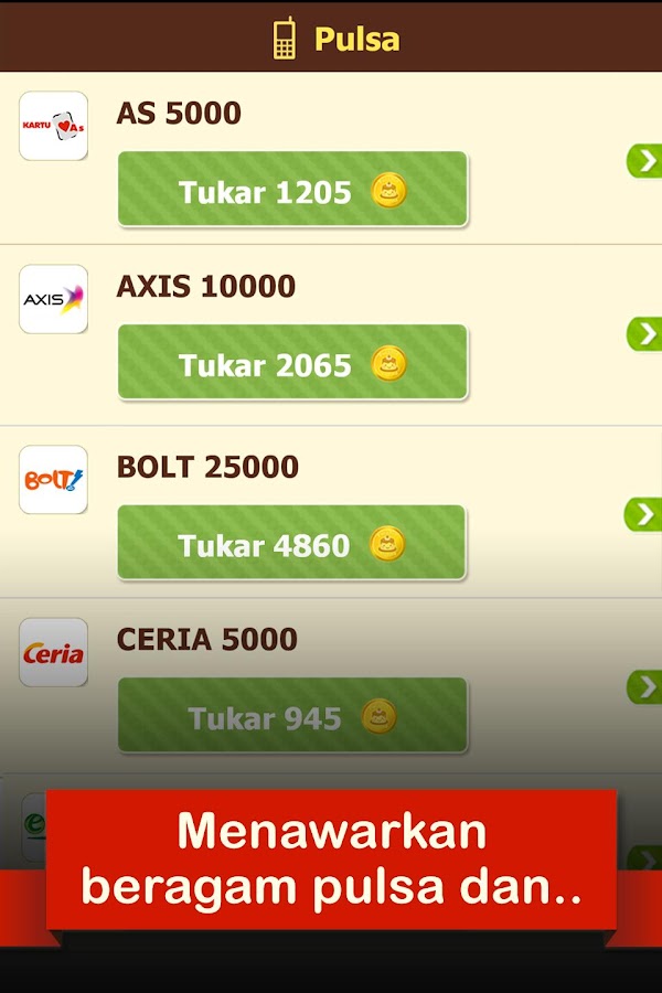 Cara Mendapatkan Pulsa dan Voucher Game Gratis!