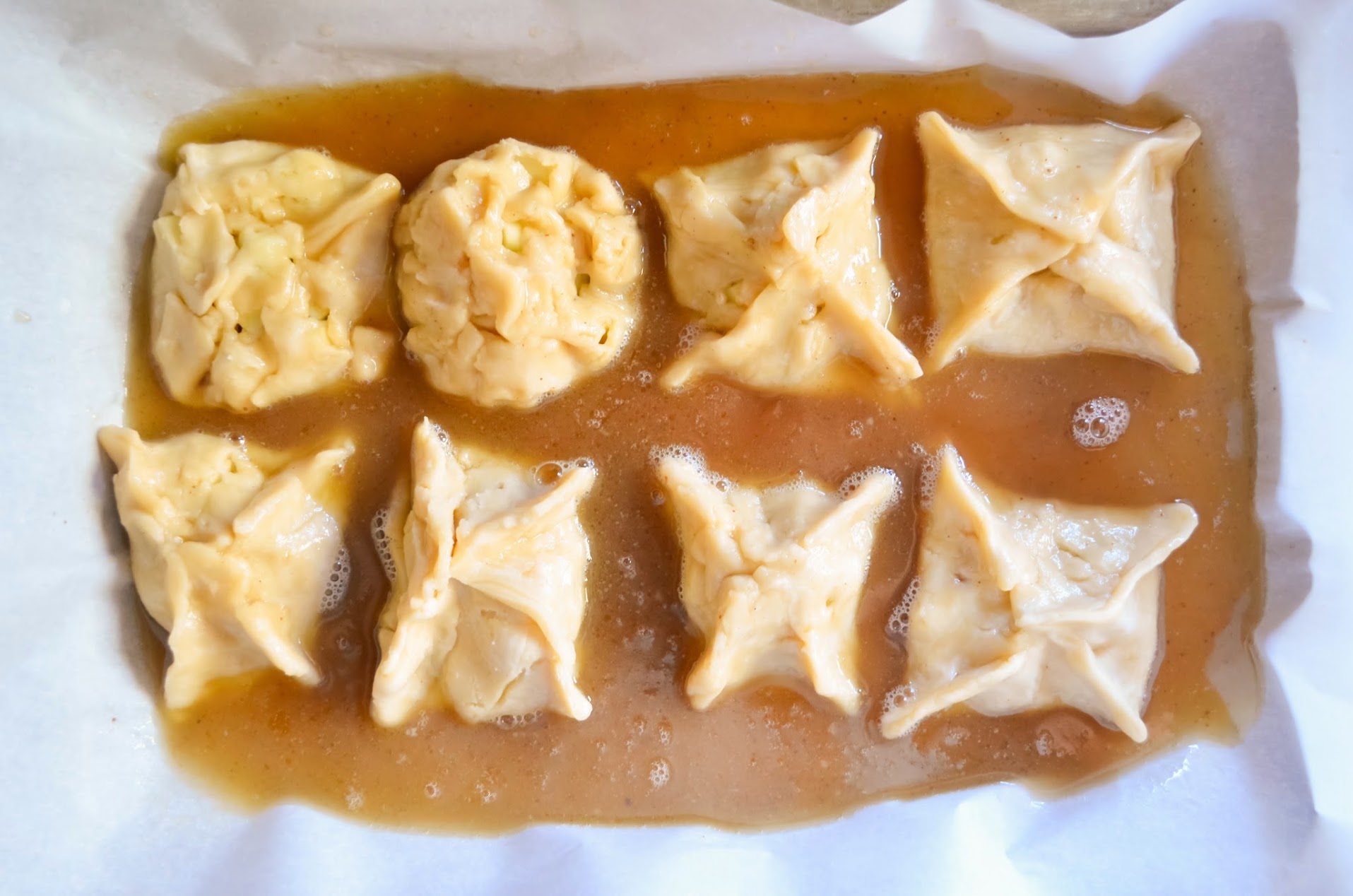 Apple Dumplings In Caramel Cinnamon Syrup Serena Bakes Simply From Scratch