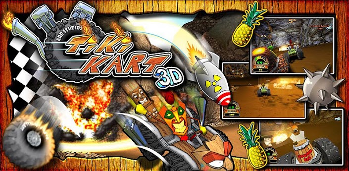 Tiki Kart 3D armv6 apk: Android mini 3D HD games apk