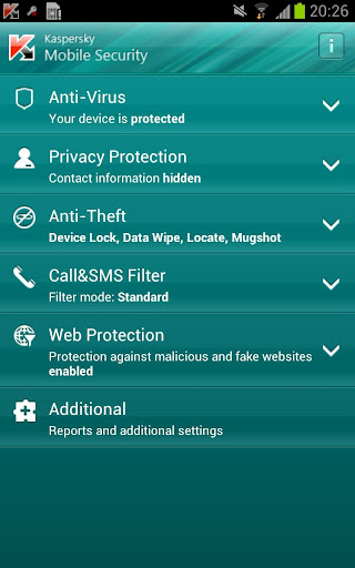 Kaspersky Mobile Security 9.10.139