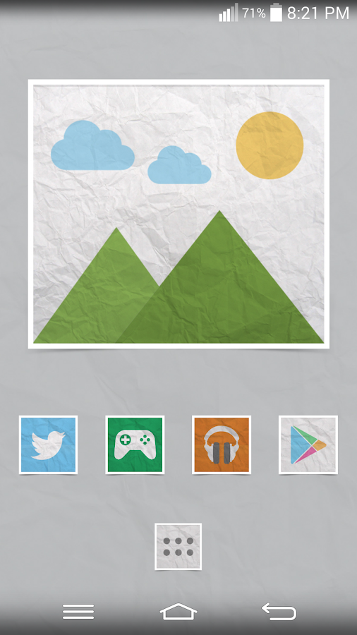 PAPER APEX/NOVA THEME v1.2 APK apkmania