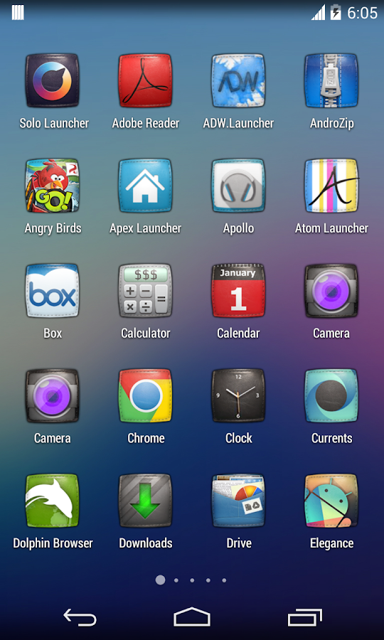 Purity(APEX NOVA KITKAT THEME) v1.0.1 APK apptrackr