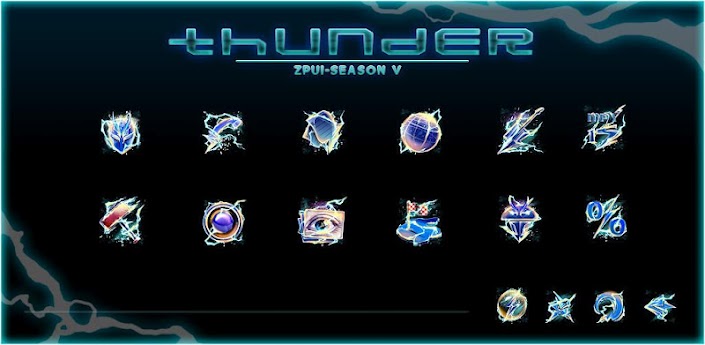 Thunder GO LauncherEX Theme APK 1.2