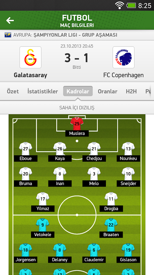 canlı skor hürriyet