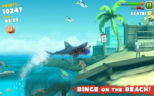 Hungry Shark Evolution v2.1.1 Para Hileli APK İndir