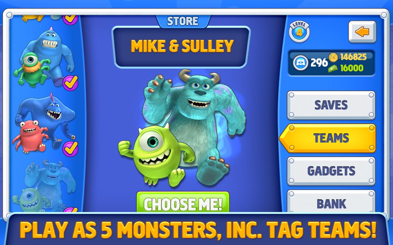 Download Monster Inc Run V101 Game Lucu Android