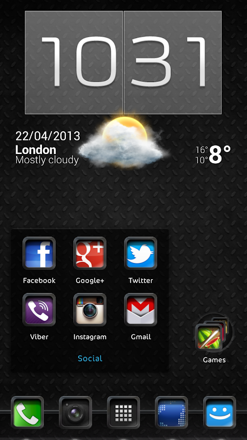 METAL HD [APEX-NOVA-GO] THEME v3.1 APK