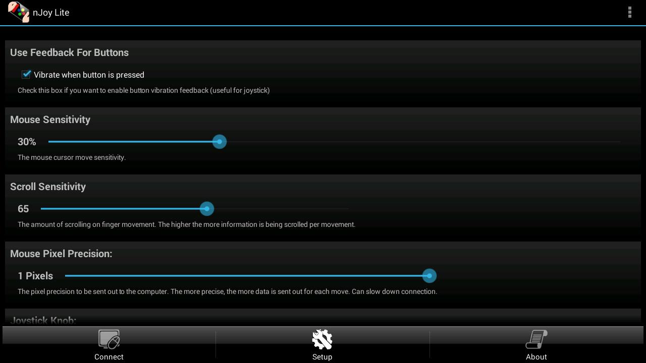 nJoy - Joystick up your device v1.3.8 APK free