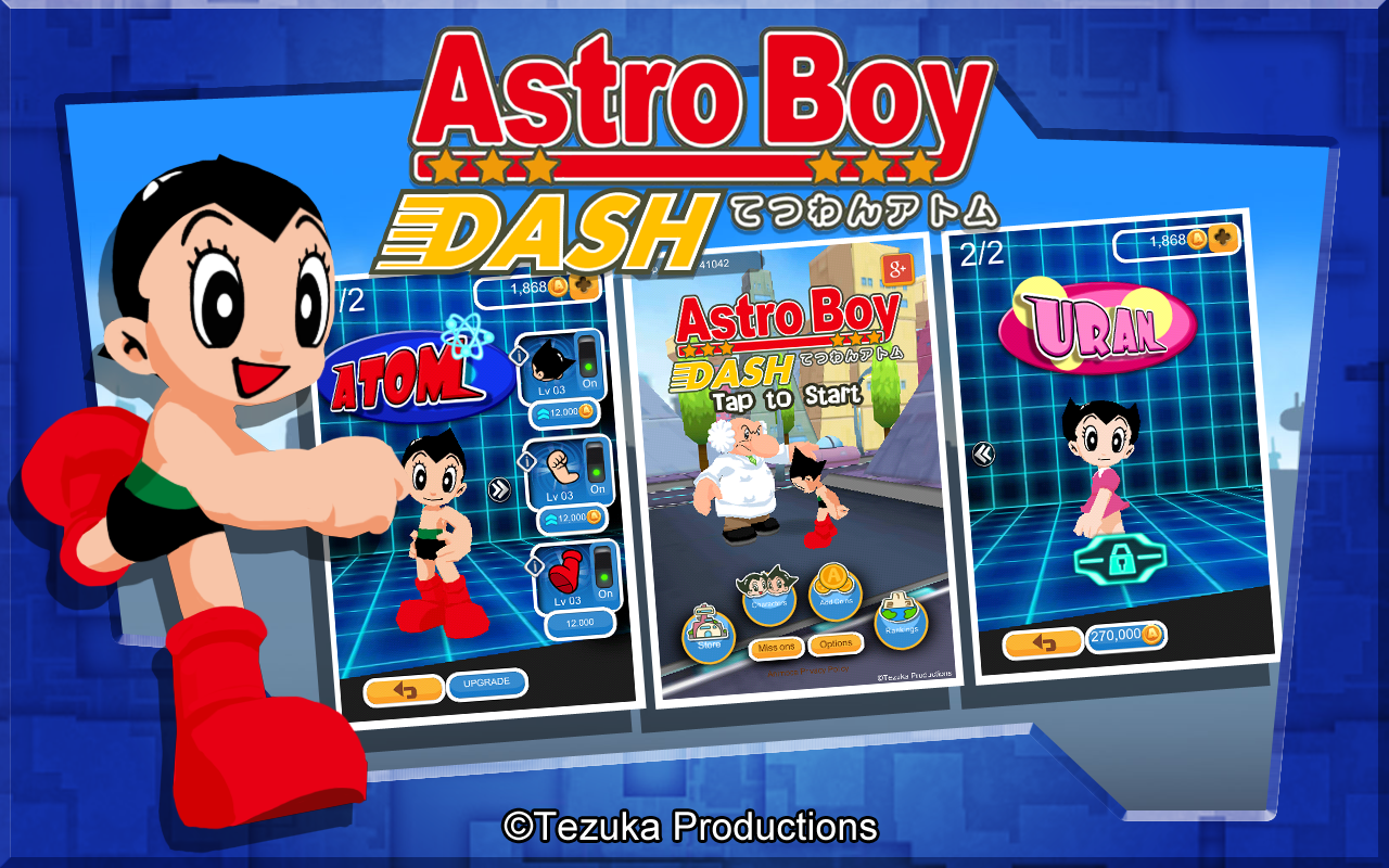 Descargar Astro Boy Dash v1.4.3 Mod Unlimited Coins/Gems apk+datos