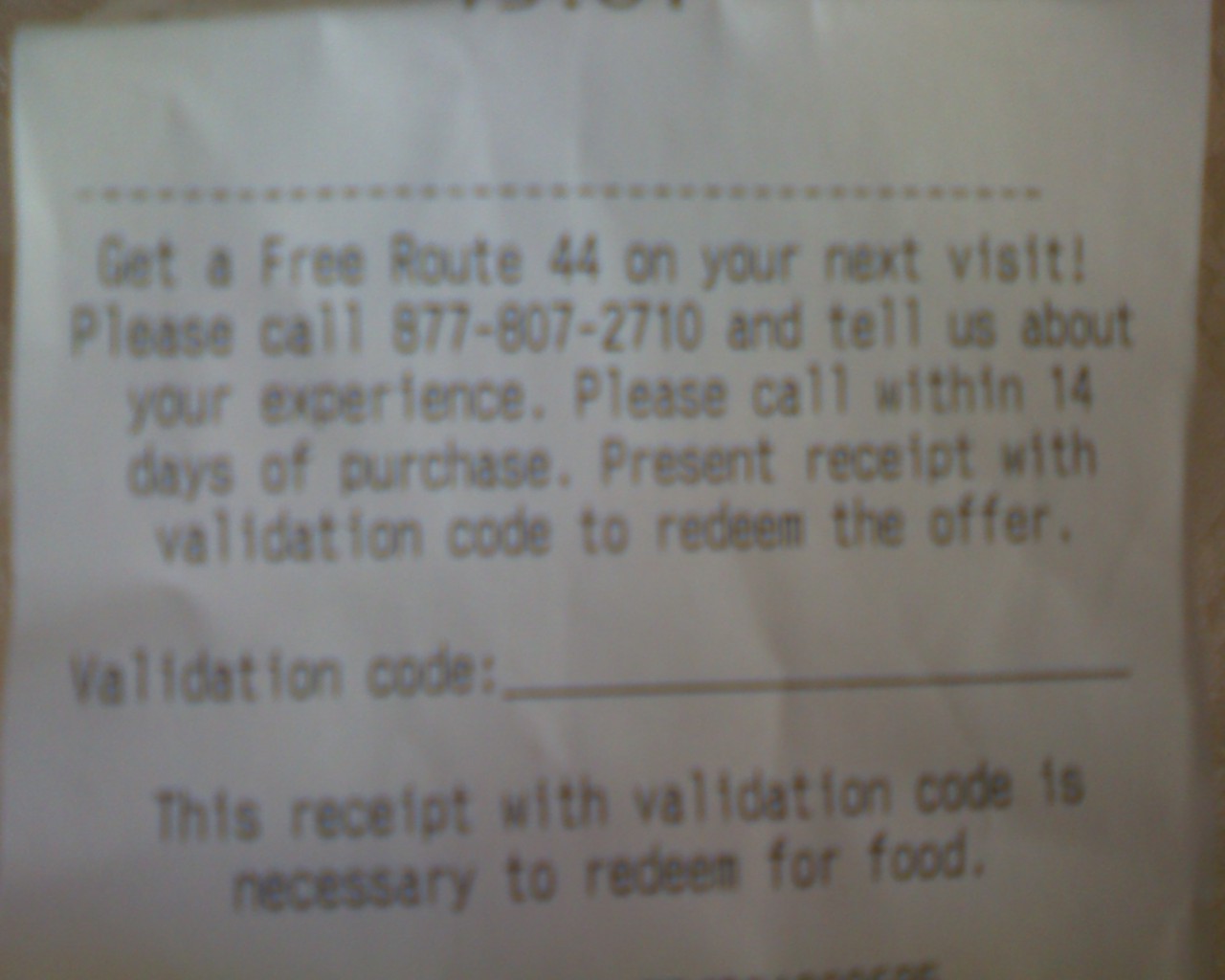 Free route 44 sonic code