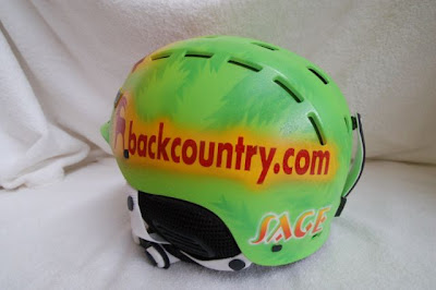 Sage Cattabriga-Alosa's custom helmet by Tower 13 and Backcountry.com Sage Cattabriga-Alosa's custom helmet by Tower 13 and Backcountry.com