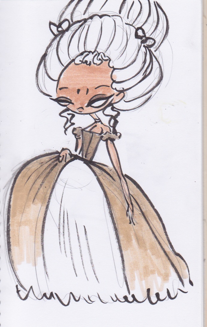 Cartoon Marie Antoinette