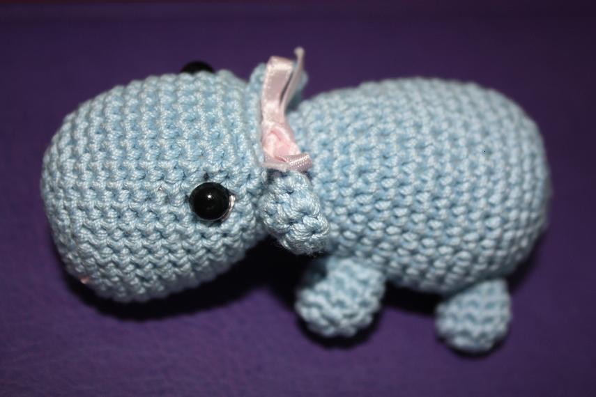 HAPPYAMIGURUMI: Cute Amigurumi HIPPO