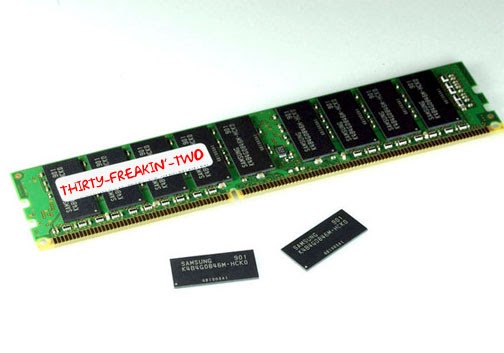 SAMSUNG INTRODUCES 32 GB DDR3 RAM STICK