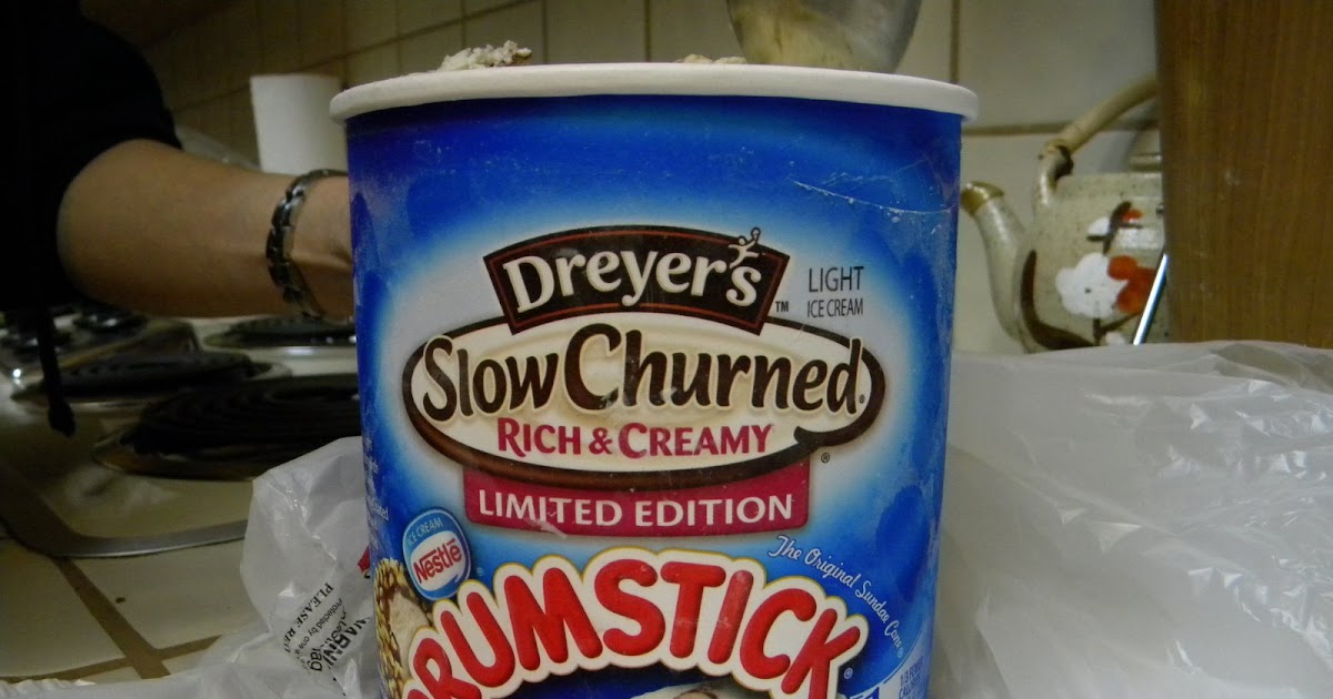 Corrie Food Dreyer's Slow Churned Drumstick Ice Cream