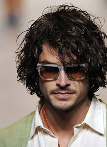 Short Hairstyles for Men with Curly Hair 2011