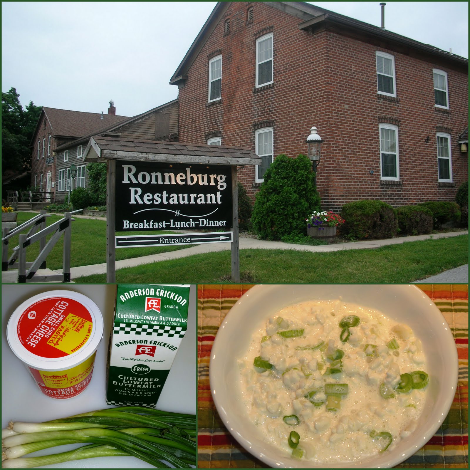The Iowa Housewife Ronneburg Restaurant Cottage Cheese